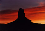 Stunning Laramie Area Photography / Colorado scenic photography / Colorado nature photography:  Sand Creek Park pictures.  Just another lousy sunset in paradise, looking from Wyoming into Colorado at Chimney Rock, designated as a national landmark.  Between Laramie, Wyoming and Ft. Collins, Colorado.  By Grabo', Colorado scenic photogtrapher.