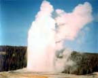 Wyoming Photography / Yellowstone Park Photography by Stephen J. Grabowski. "Old Faithful."   Distinctively Wyoming, this photo shows Old Faithful letting off steam.  Is it angry, or just showing off for you?  Zoom in and enjoy Yellowstone National Park with my Wyoming pictures!  Just click here!